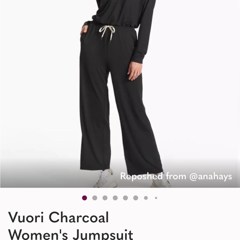 Vuori Lux Intentions Women's Jumpsuit in Black, XS - Picture 3 of 7